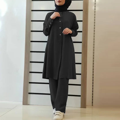 Womens Outifits Fashion Casual Loose Islamic Dress