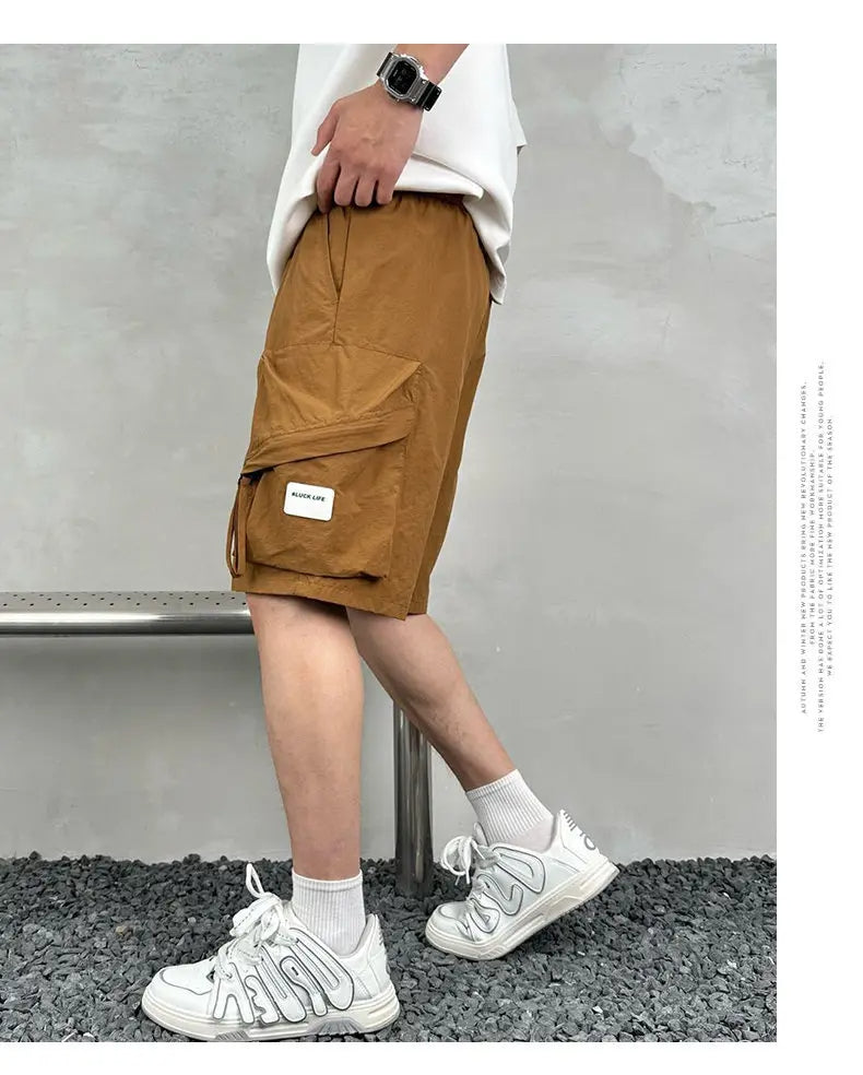 Summer Men's Multi Pocket Cargo Shorts Streetwear