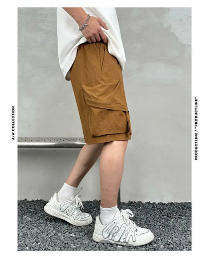 Summer Men's Multi Pocket Cargo Shorts Streetwear