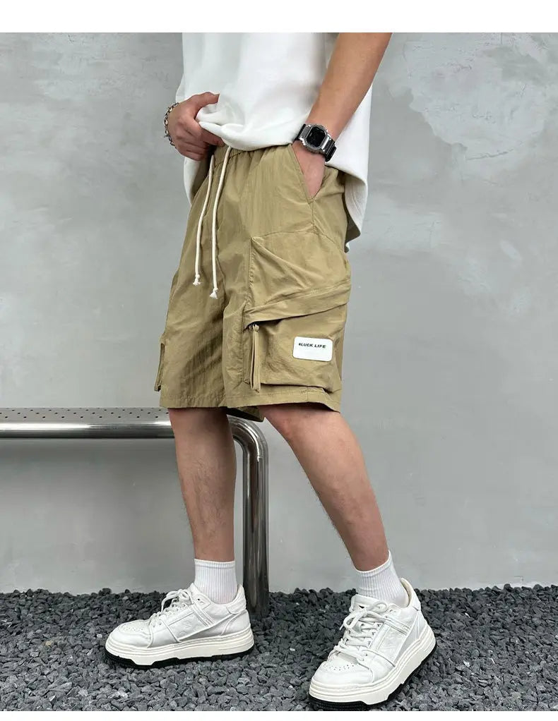 Summer Men's Multi Pocket Cargo Shorts Streetwear