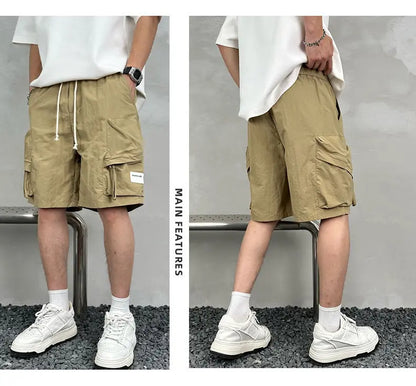 Summer Men's Multi Pocket Cargo Shorts Streetwear