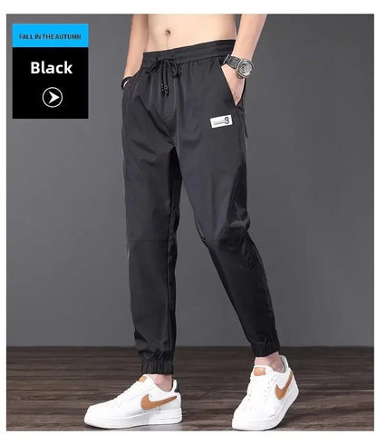 Men's Summer Lightweight Ice Silk Casual Pants