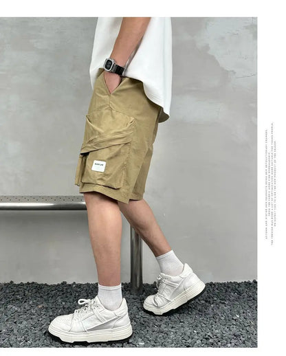 Summer Men's Multi Pocket Cargo Shorts Streetwear