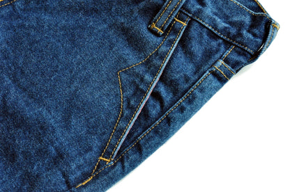 Selvedge Denim Distressed Taper Fit Jeans For Men