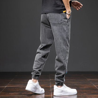 Summer Streetwear Denim Jogger Pants