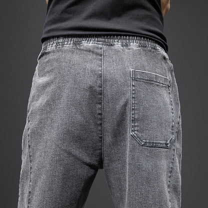 Summer Streetwear Denim Jogger Pants