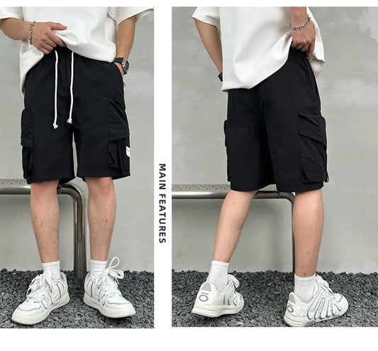 Summer Men's Multi Pocket Cargo Shorts Streetwear