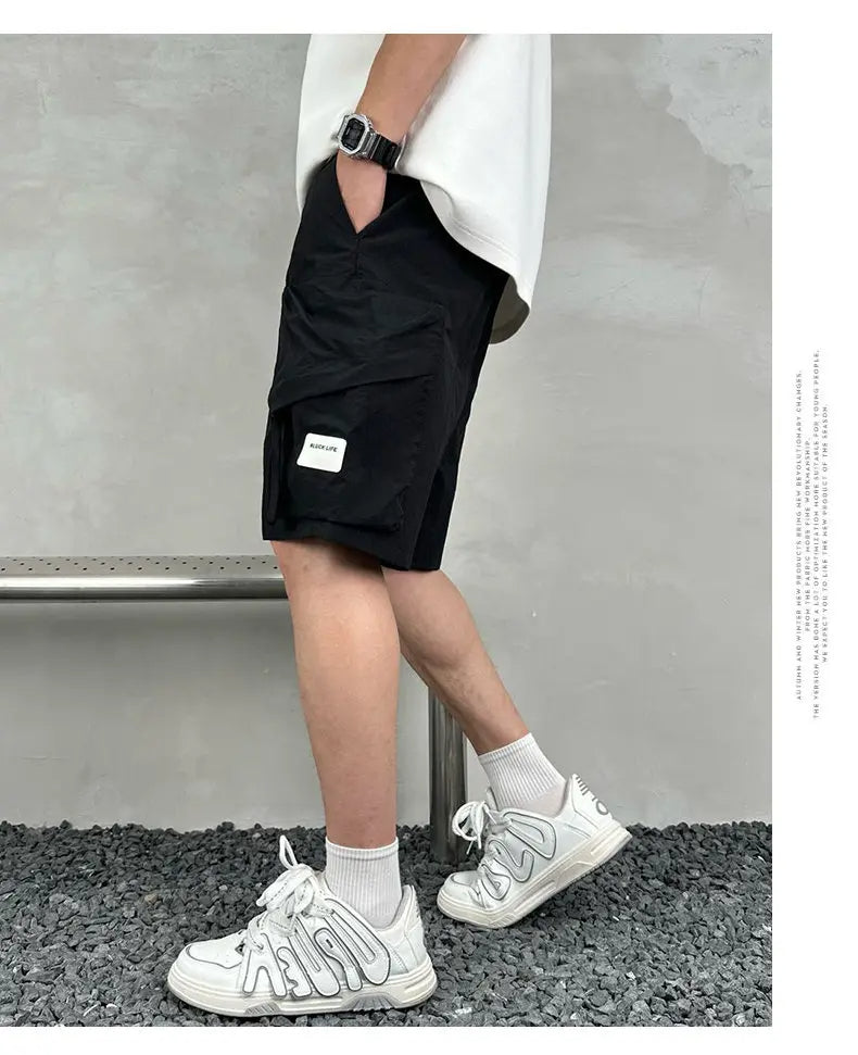 Summer Men's Multi Pocket Cargo Shorts Streetwear