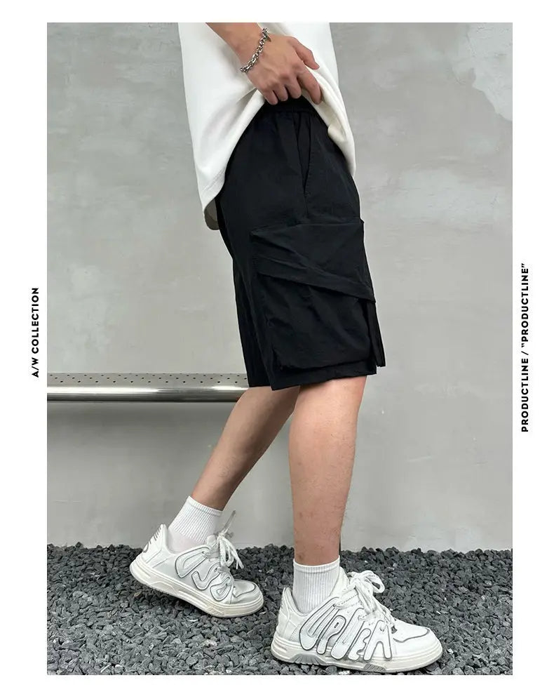 Summer Men's Multi Pocket Cargo Shorts Streetwear