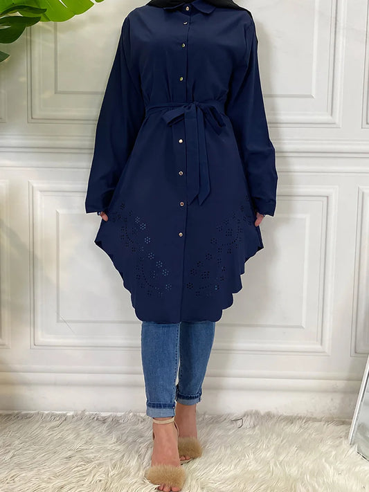 Muslim Women Long Sleeve Casual Tops