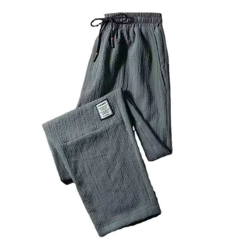 Men's Durable Wear-Resistant Ice Silk Work Trousers – Summer Construction Overalls