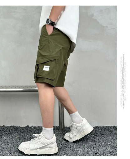 Summer Men's Multi Pocket Cargo Shorts Streetwear