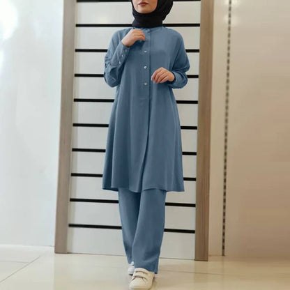 Womens Outifits Fashion Casual Loose Islamic Dress