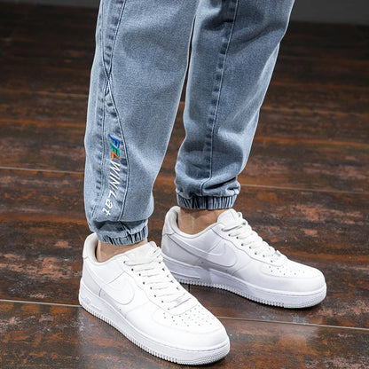 Summer Streetwear Denim Jogger Pants