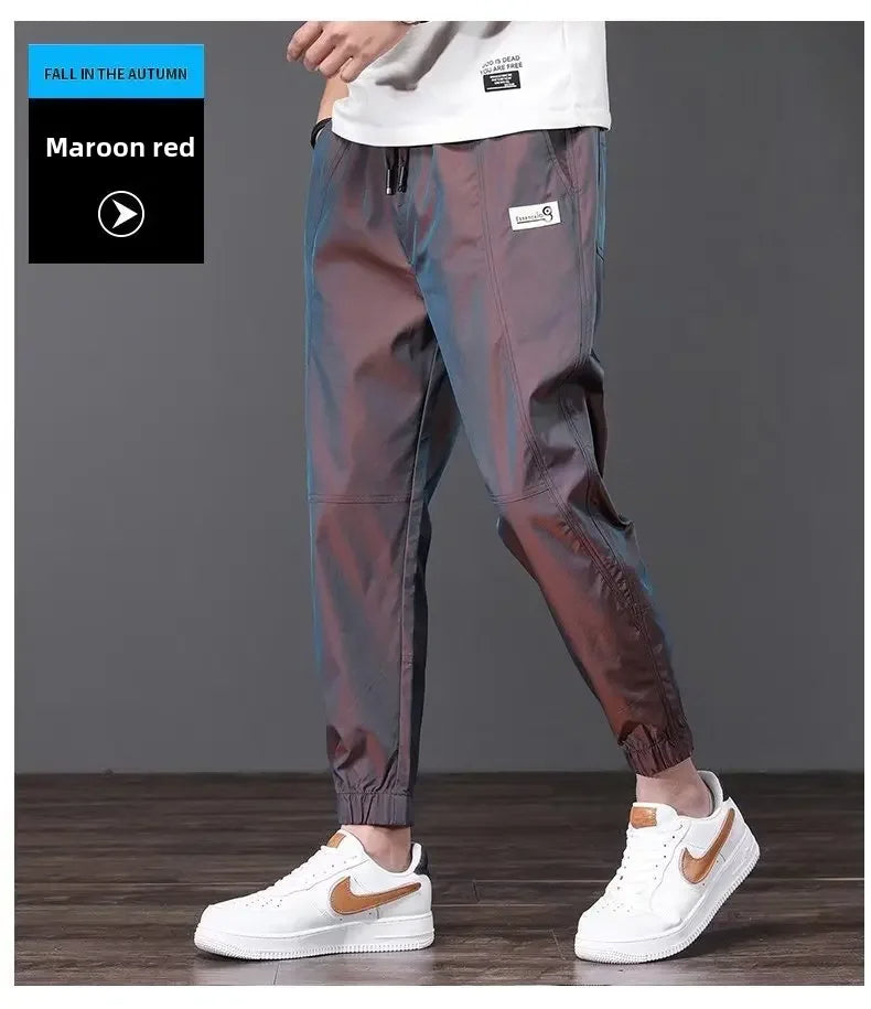 Men's Summer Lightweight Ice Silk Casual Pants