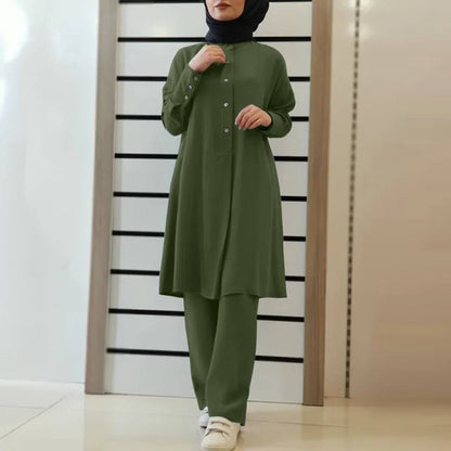 Womens Outifits Fashion Casual Loose Islamic Dress