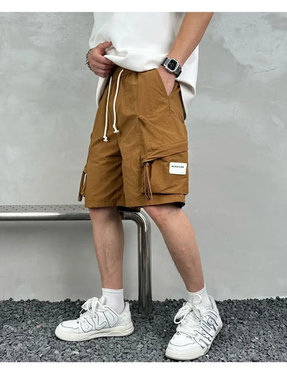 Summer Men's Multi Pocket Cargo Shorts Streetwear