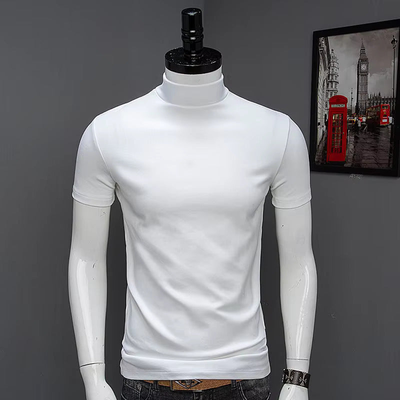 Men's Summer Harajuku Turtleneck T-Shirt